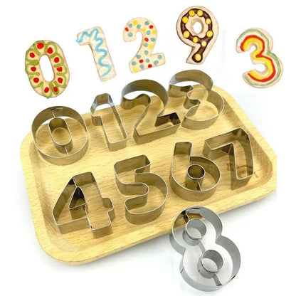 סט 9 חותכני עוגיות